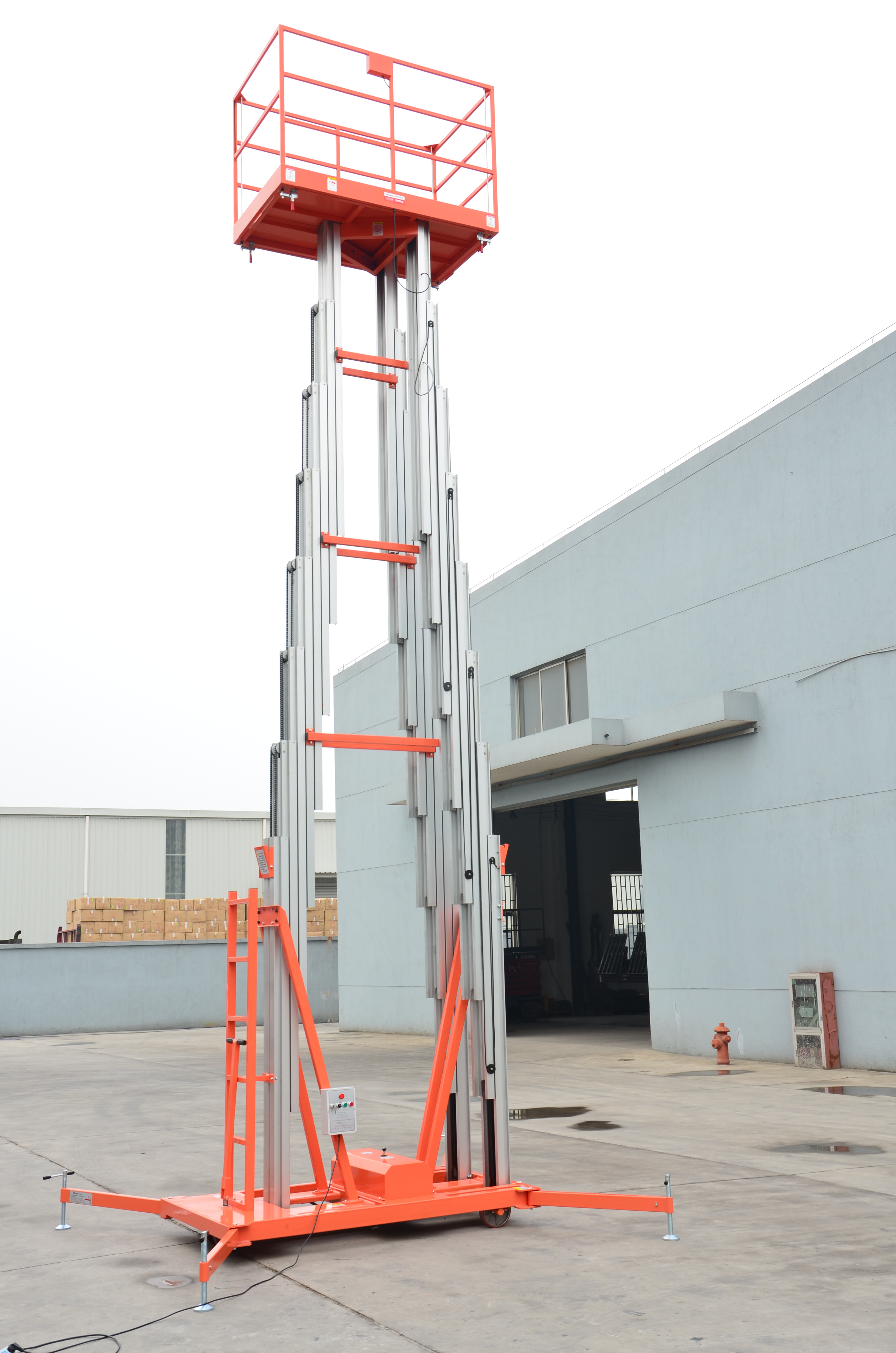 Alum.Mast Aerial Work Platform GTWY-T