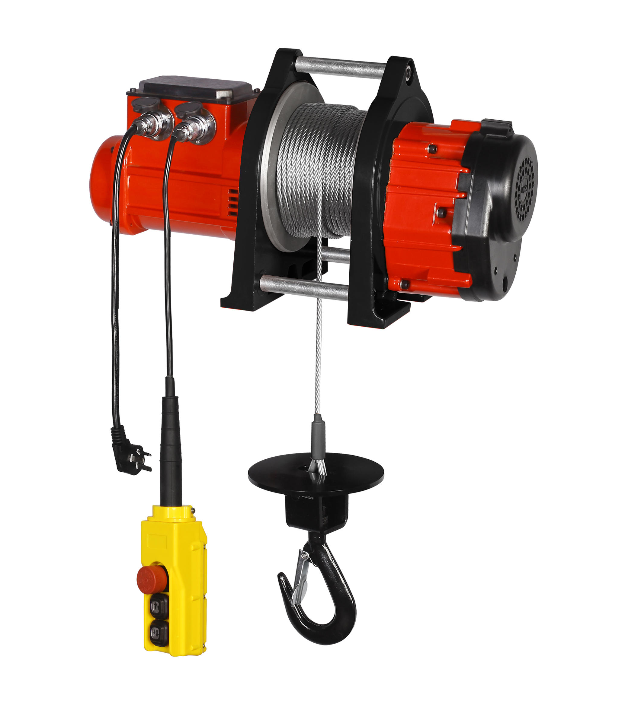 Light hanging wire rope winch - NJ-DS
