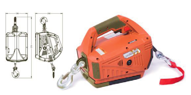 Battery Powered Electric Winch SLQ-B